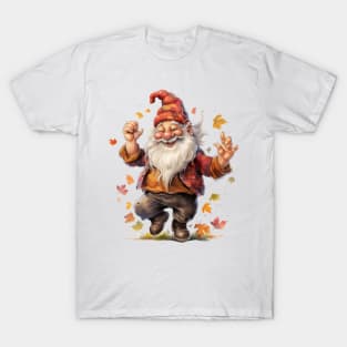 Autumn Happy Gnome #11 T-Shirt